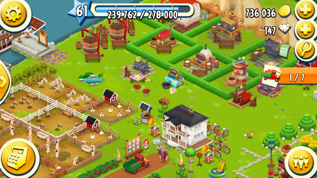 Mijn Hay Day Level 61